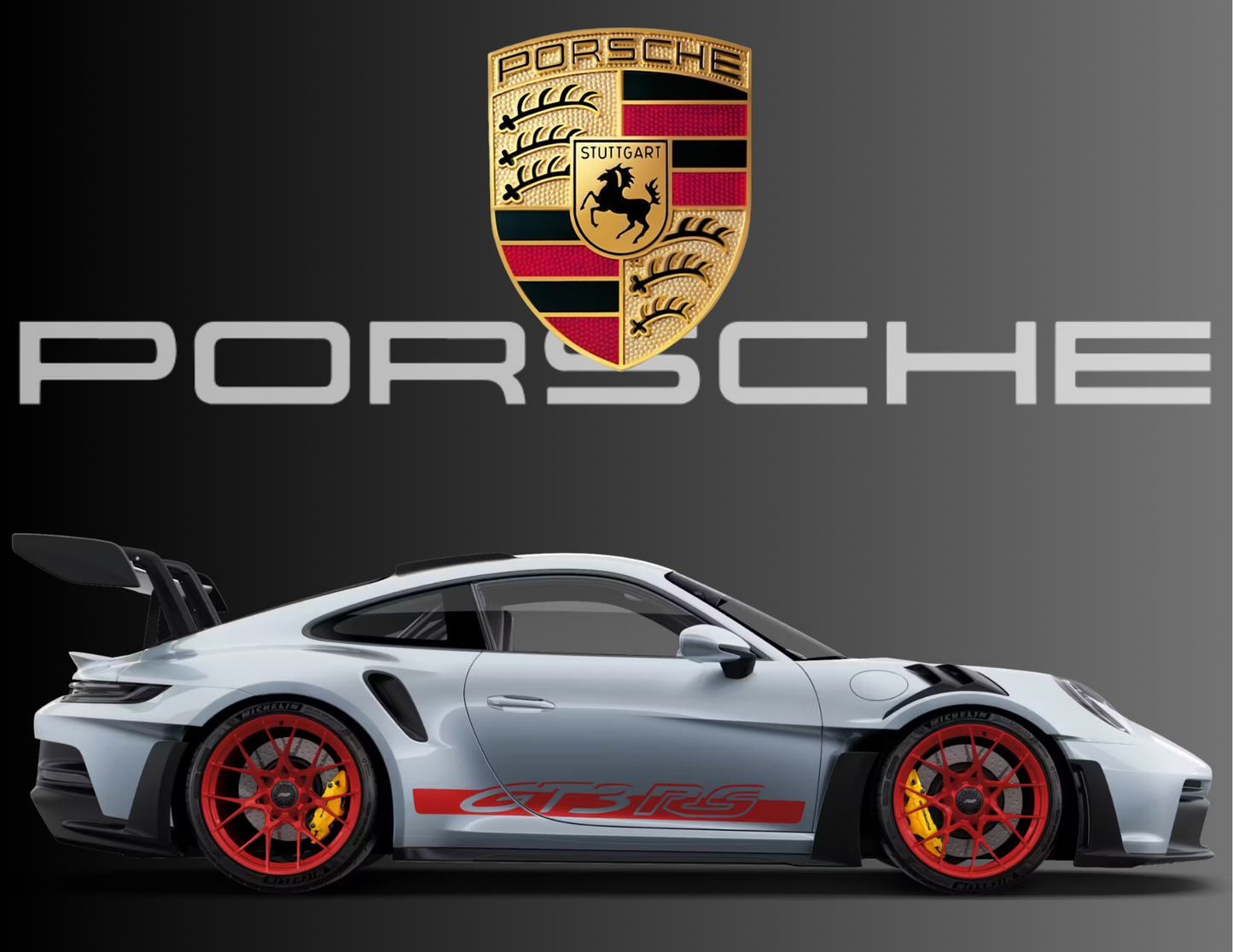 Porsche Digital Wall Art