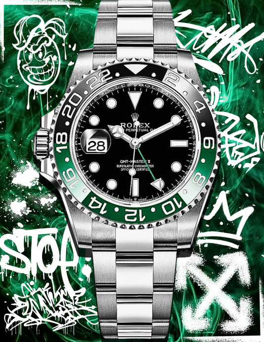 Rolex GMT-II Sprite Digital Wall Art